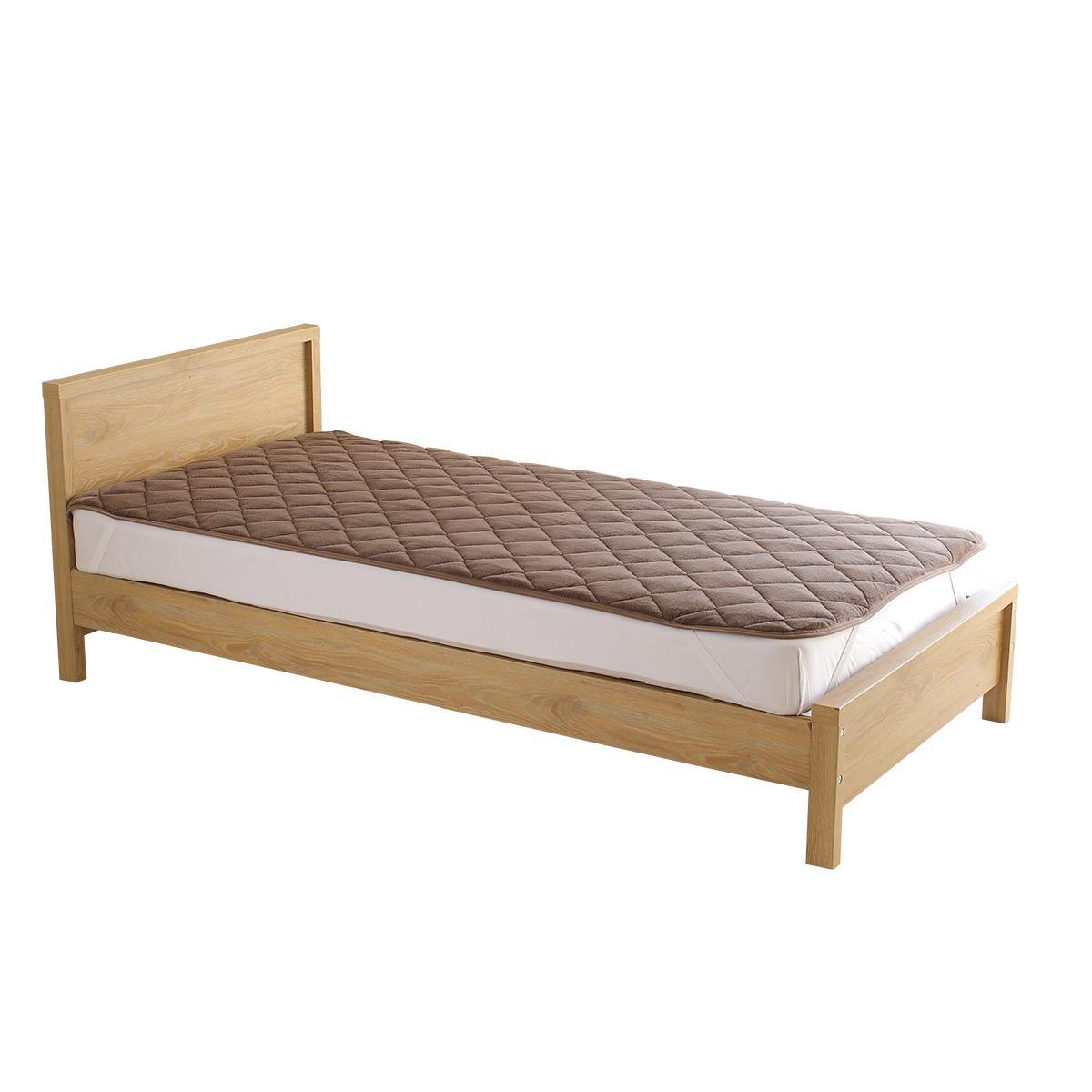 【ダブル】ひな暖敷きパッド マロンブラウンの商品写真